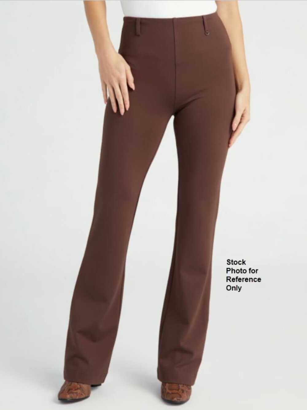 Lyssé New York Baby Bootcut Ponte Pants in Cocoa Powder